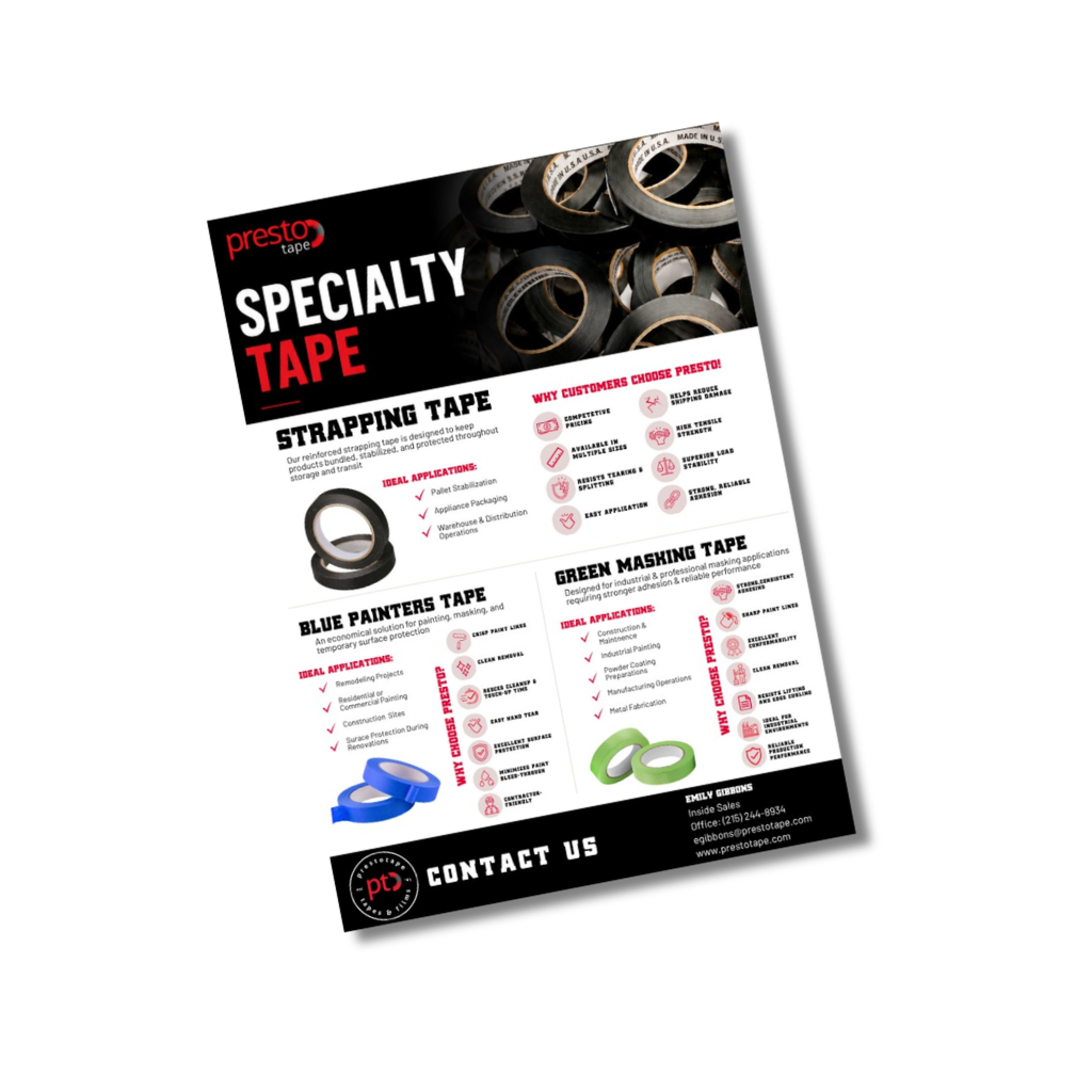 Specialty Tape Flyer Cover
